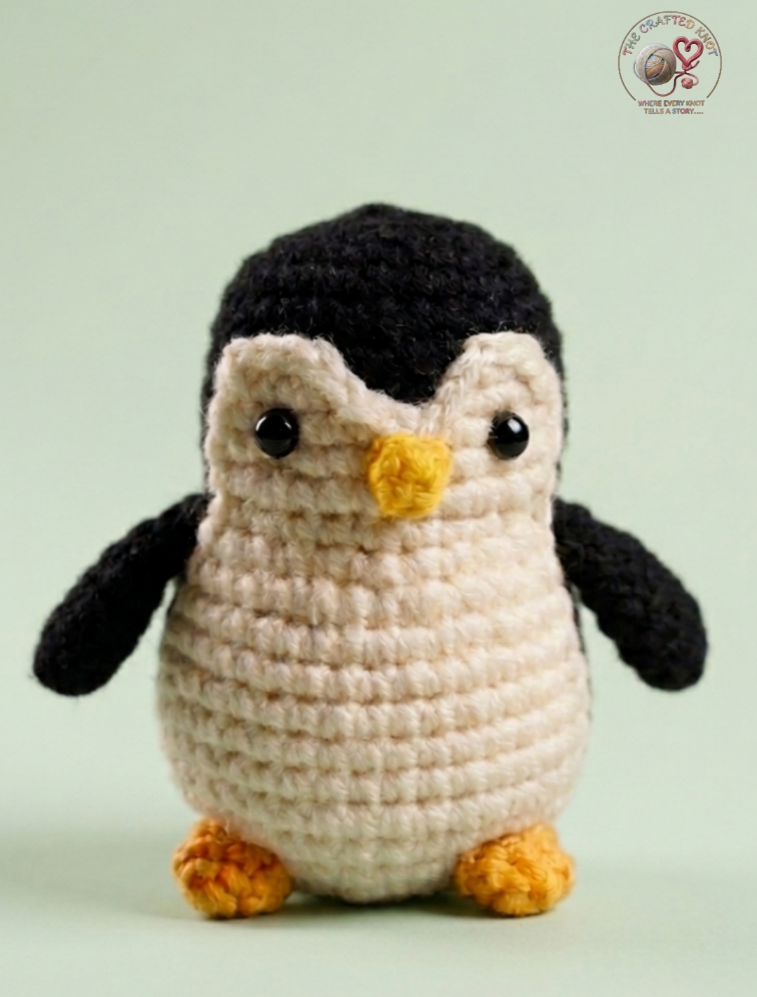 Handmade Crochet Penguin Plush – Cute Amigurumi Soft Toy
