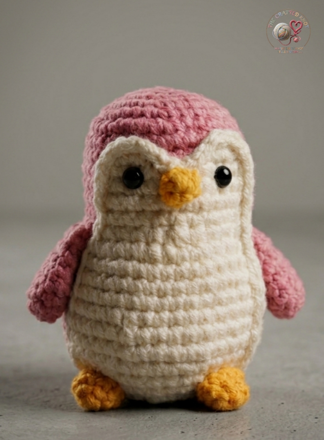 Handmade Crochet Penguin Plush – Cute Amigurumi Soft Toy