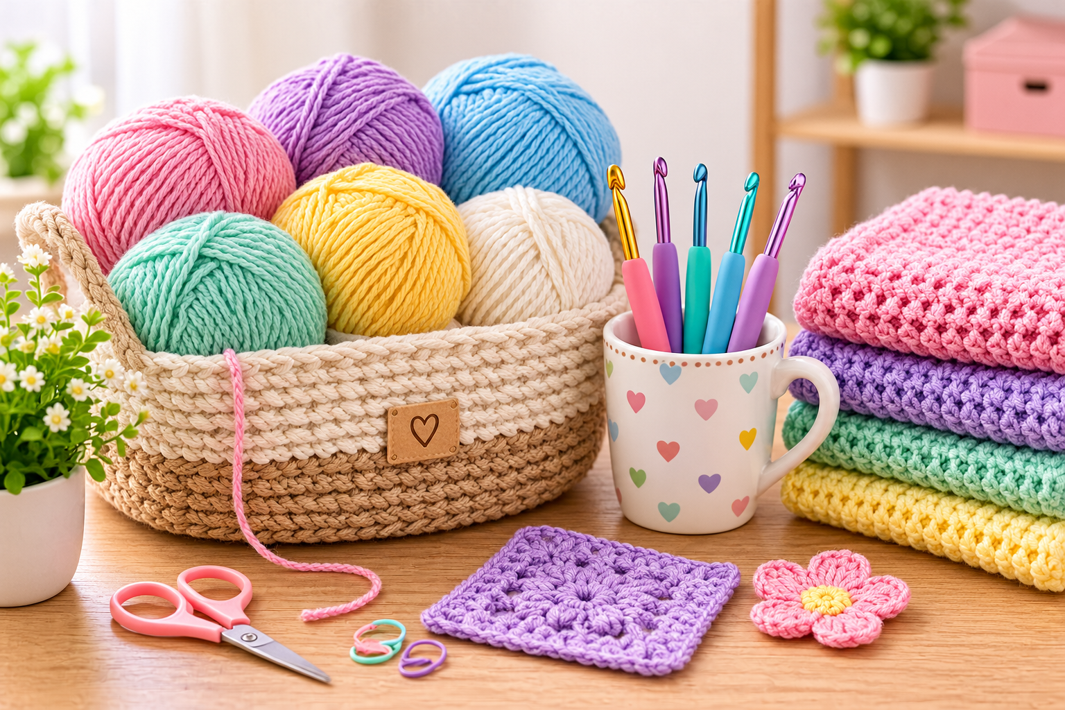 How to Choose the Right Crochet Yarn and Hook: A Beginner’s Guide